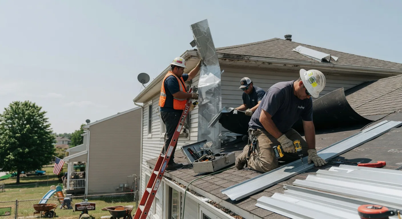Storm Damage Metal Roof Repair in Charlton Heights, WV